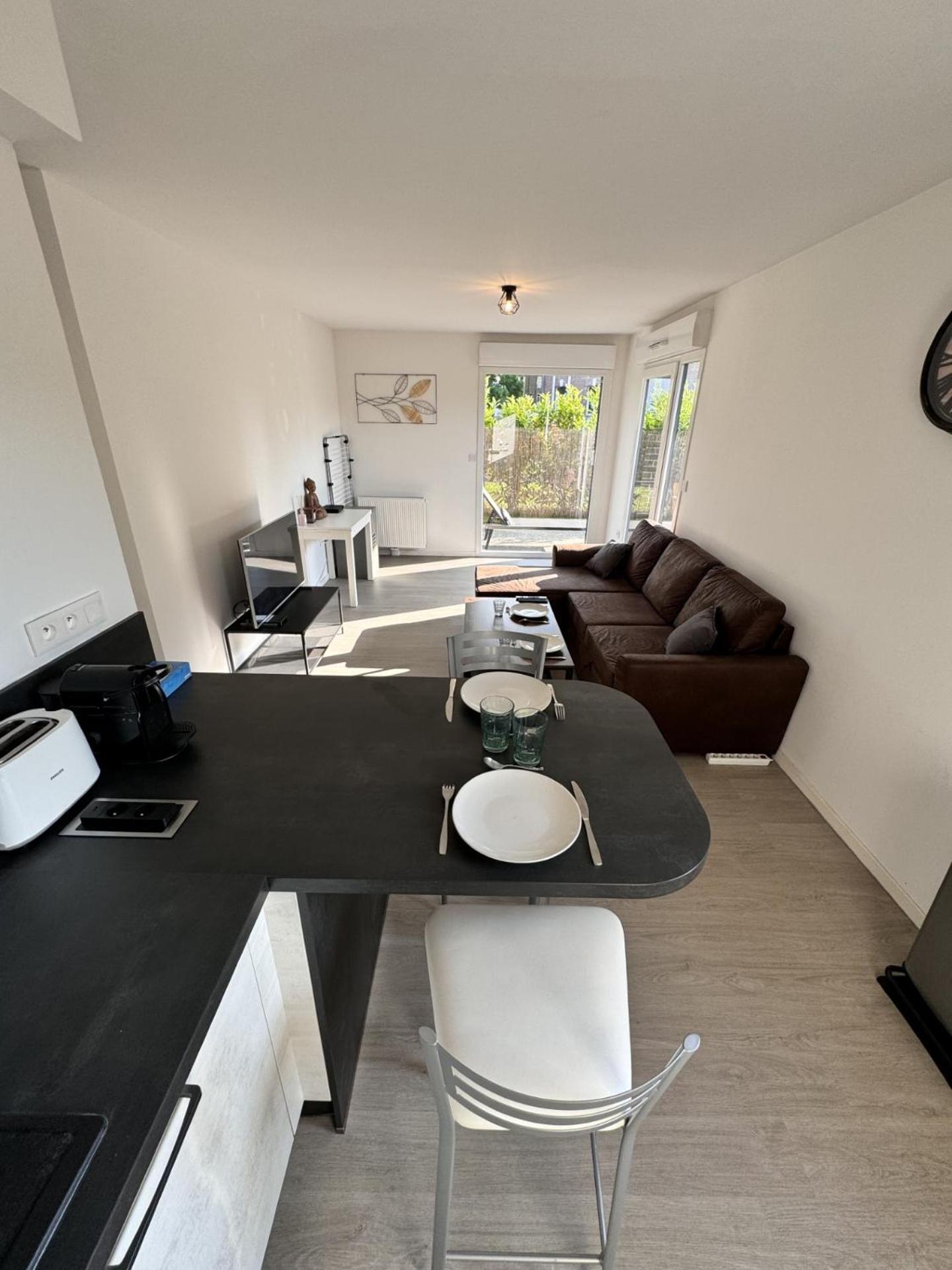 T2 Cosy Parking Prive Apartment Amiens Exterior photo